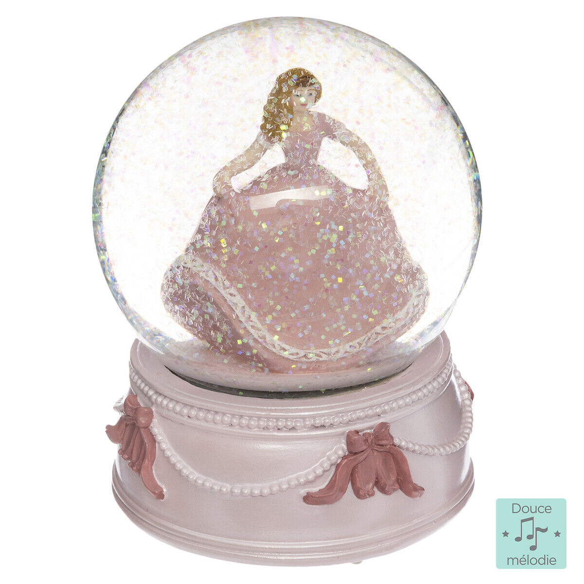 Globo de neve princesa musical