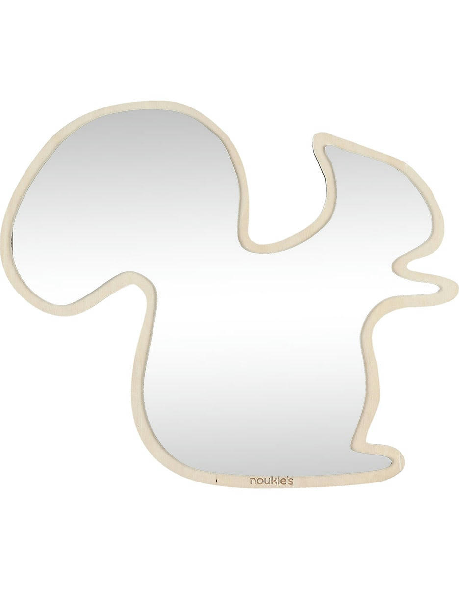 - Miroir contour en bois petit écureuil
