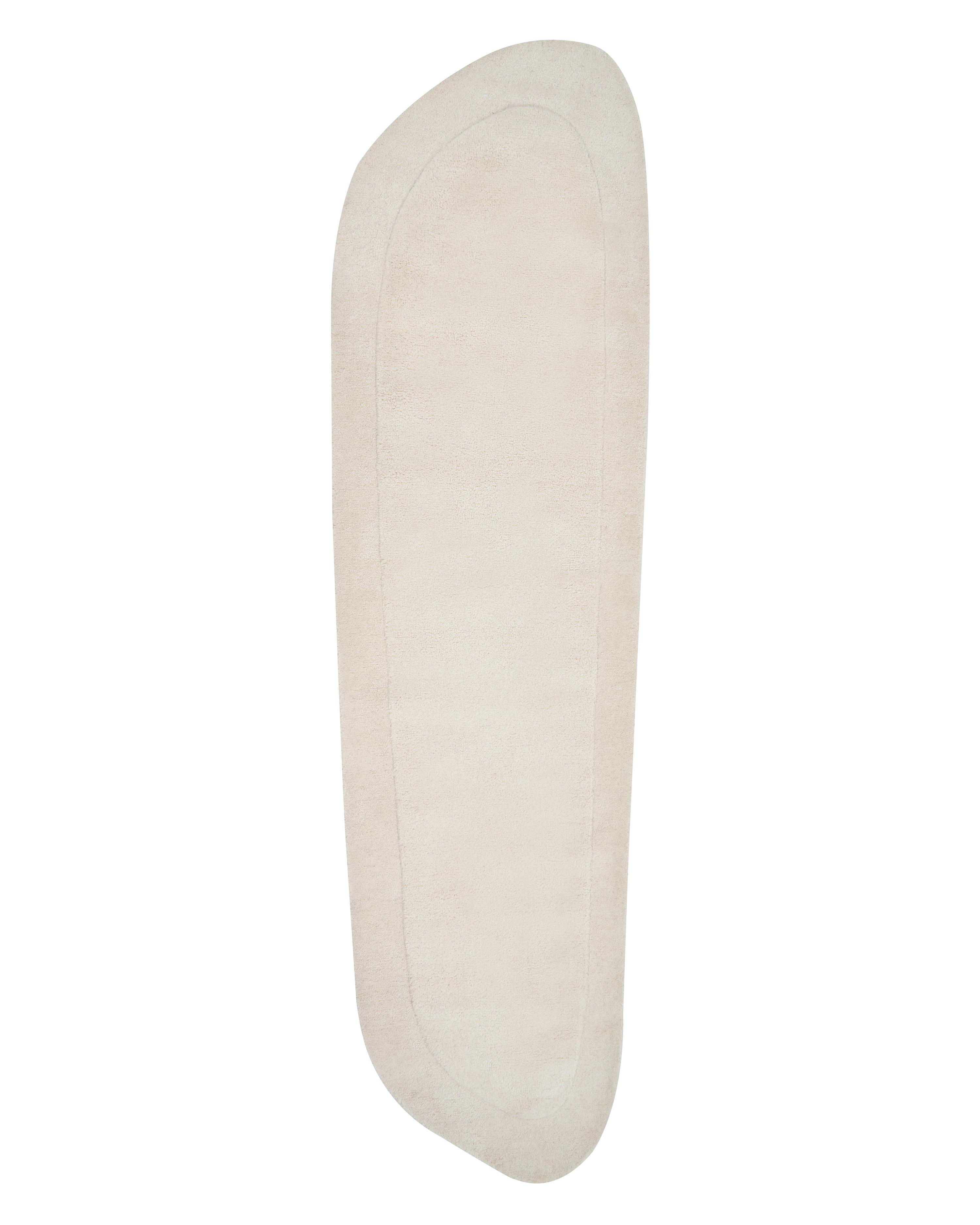 Rug BERANI Light Beige 80 x 250 cm Viscose