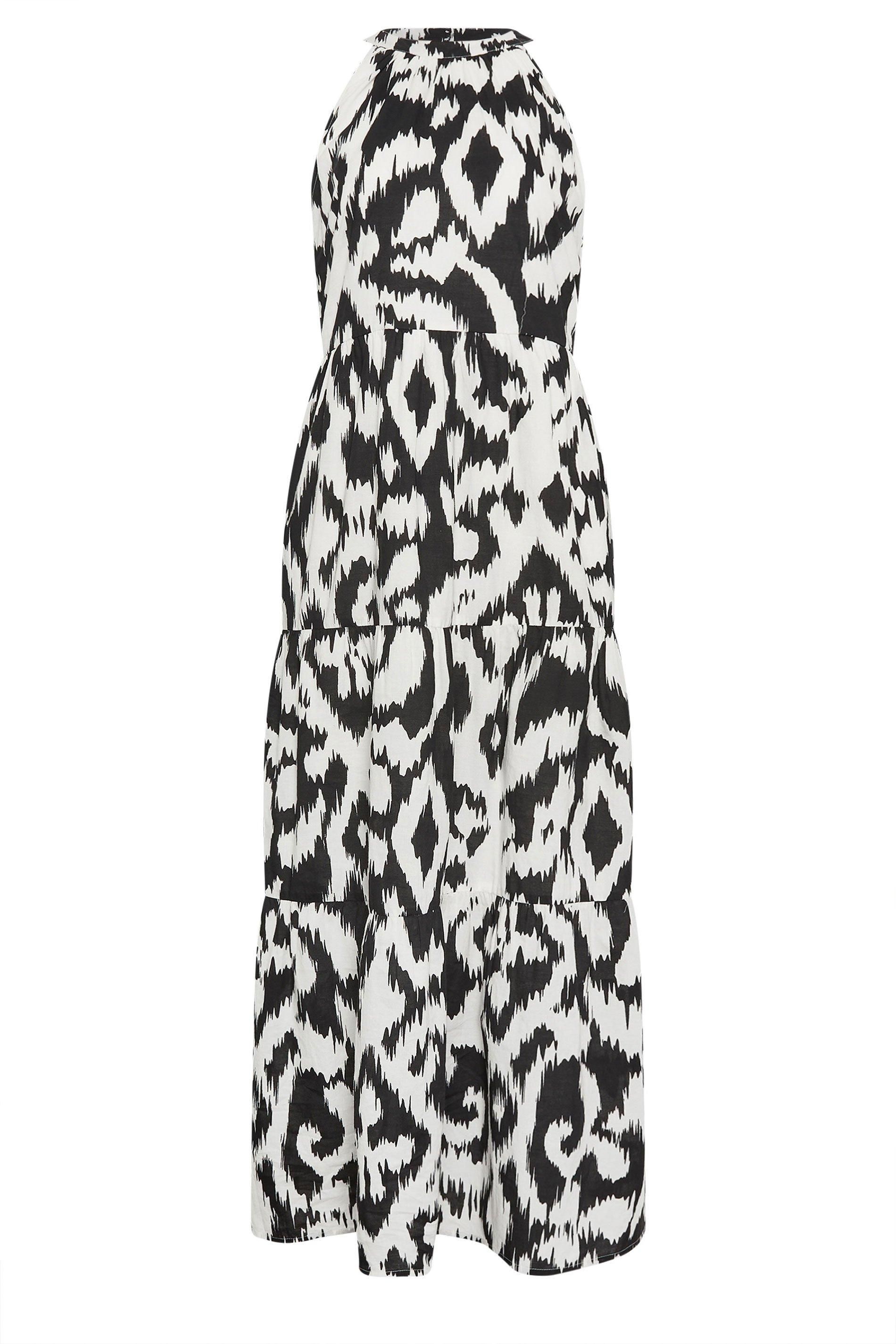 Long Tall Sally Tall Abstract Print Halterneck Dress