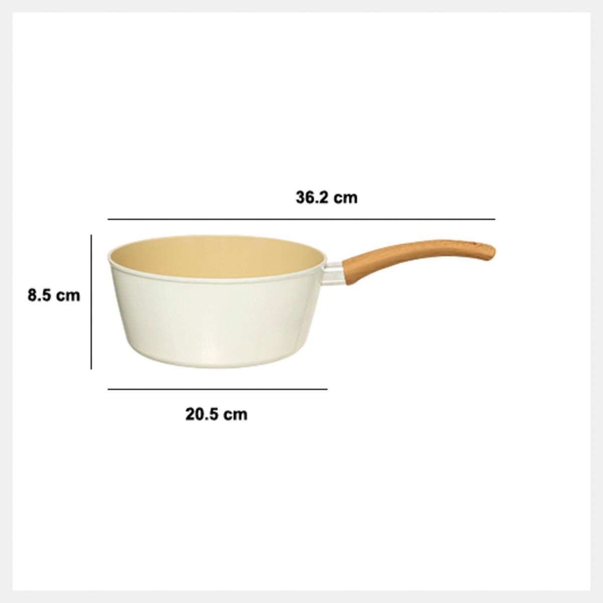 Rondel HARMONY beżowy 20x8,5 cm
