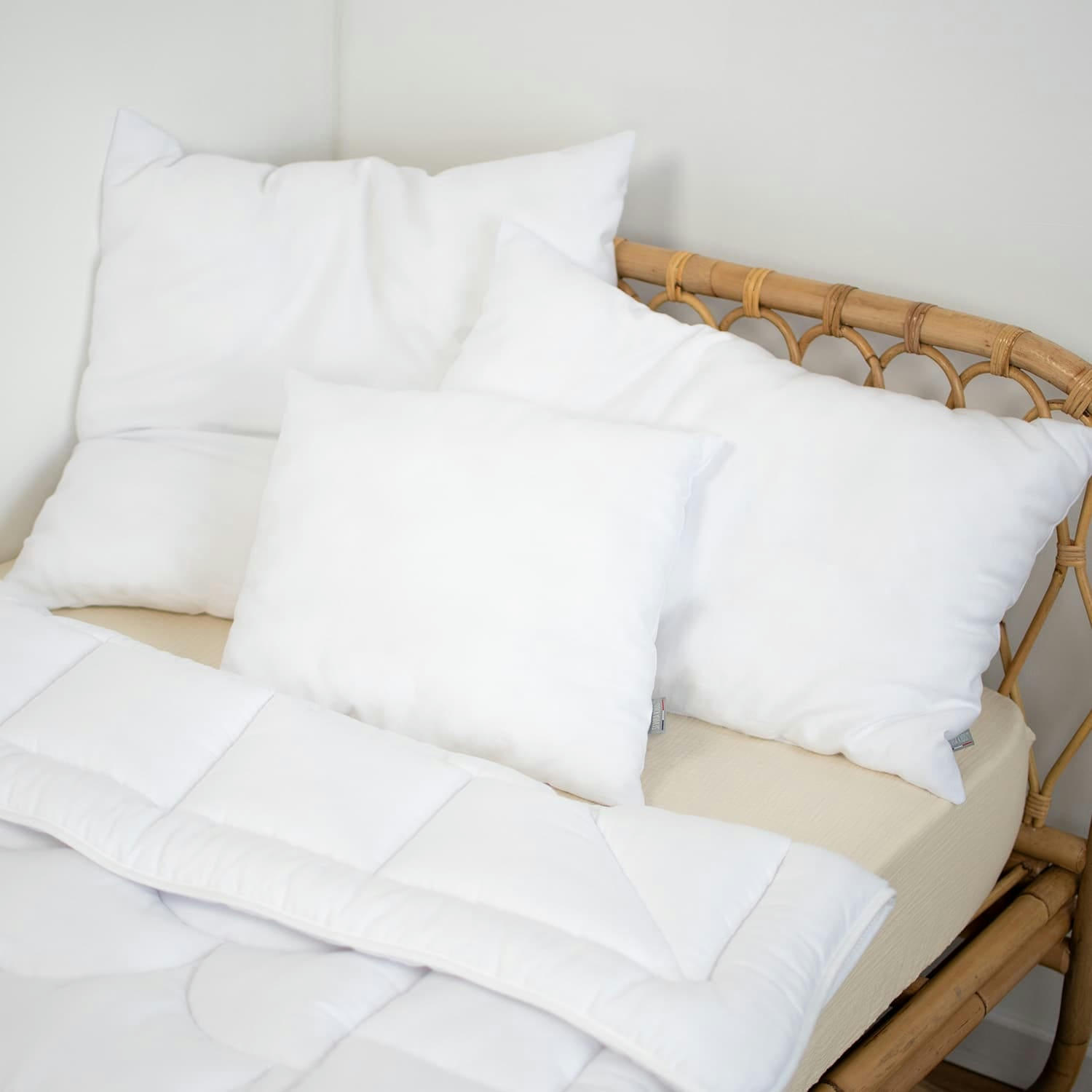 - Oreiller en coton moelleux 60 x 40cm