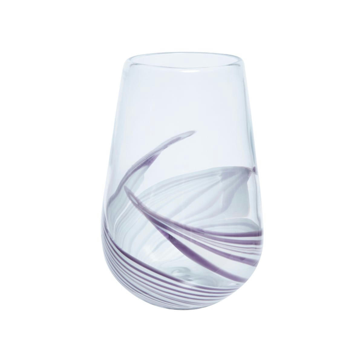 ALMOND - Vase en verre H28