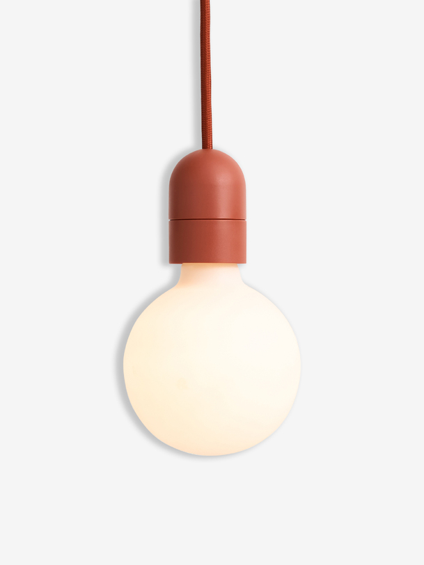 Suspension cÂble paper shade rouge - hay rouge
