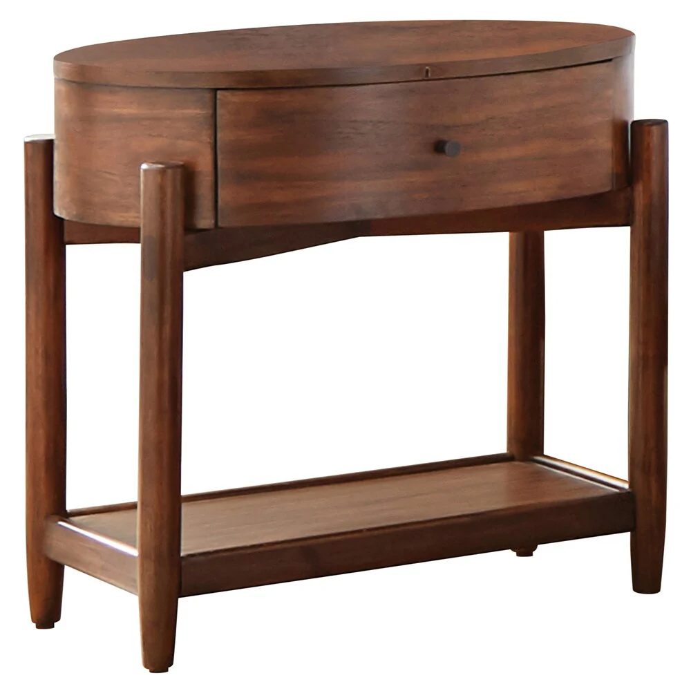 Carson Carrington Hjalstad Teak 5-piece Bedroom Set