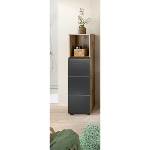 Badezimmerschrank, BxHxT: 30 x 110 x 30 cm