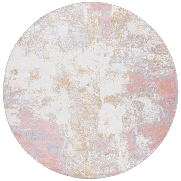 SAFAVIEH Bayside Machine Washable Beti Modern Abstract Rug