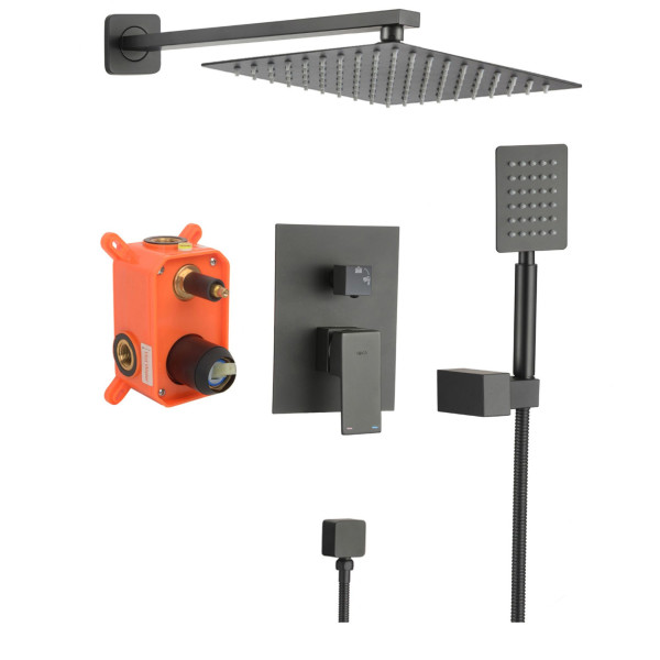 Zestaw prysznicowy podtynkowy panel z deszczownicą 30 cm - Yoka Home