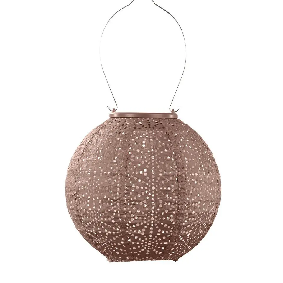 Lumiz solar lampion �?spectare rond �?20 cm �?soft blush