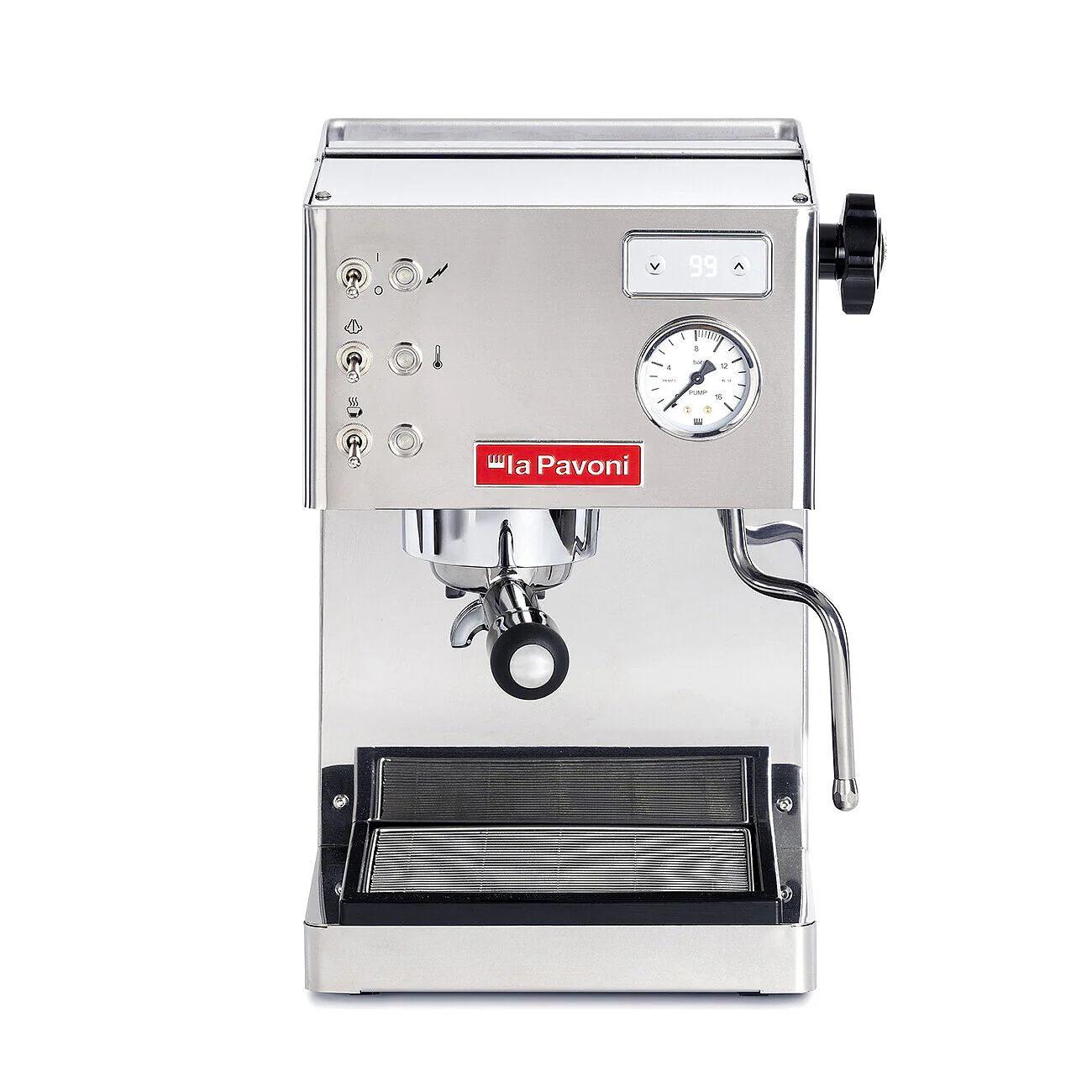 La Pavoni Casabar Manual Domestic Coffee Machine PID Stainless Steel