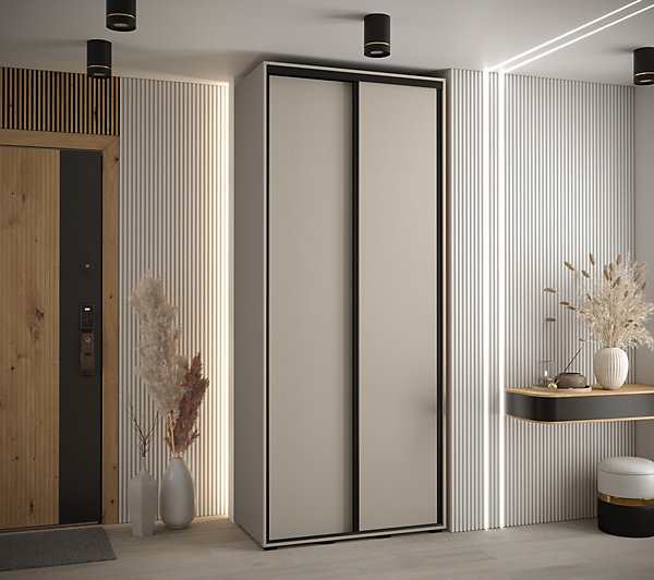 Armoire Dakota 1 a portes coulissantes 110/60/235,2portes