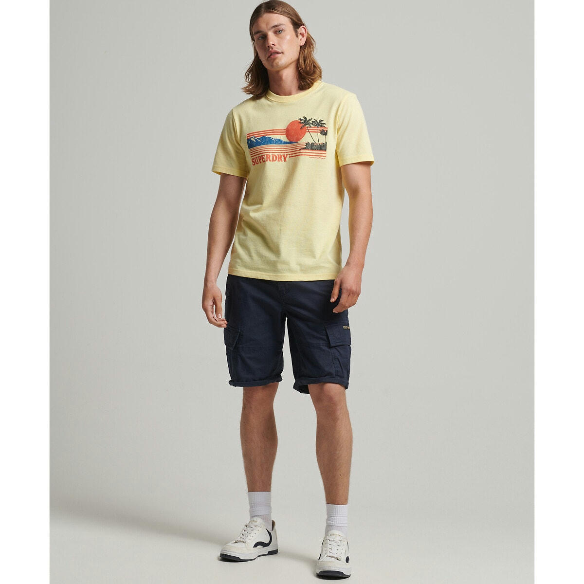 T-shirt manches courtes imprimé, col rond