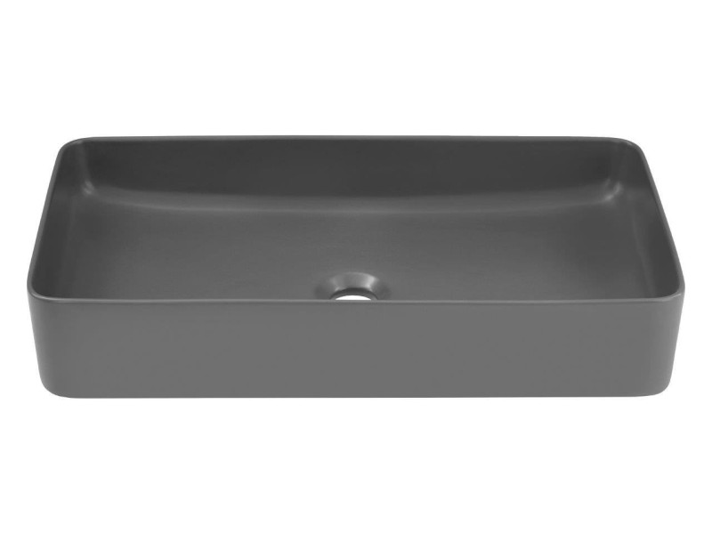 Nowoczesna umywalka E-6275 DARK MATT GREY