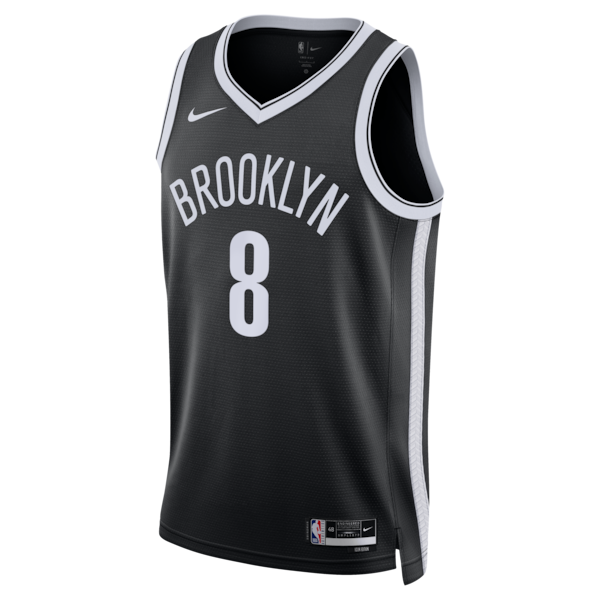 Egor Dëmin Brooklyn Nets Nike Unisex Swingman Jersey - Icon Edition - Black