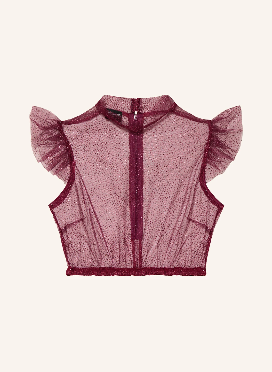 KINGA MATHE Dirndlbluse HEIKI mit Glitzergarn