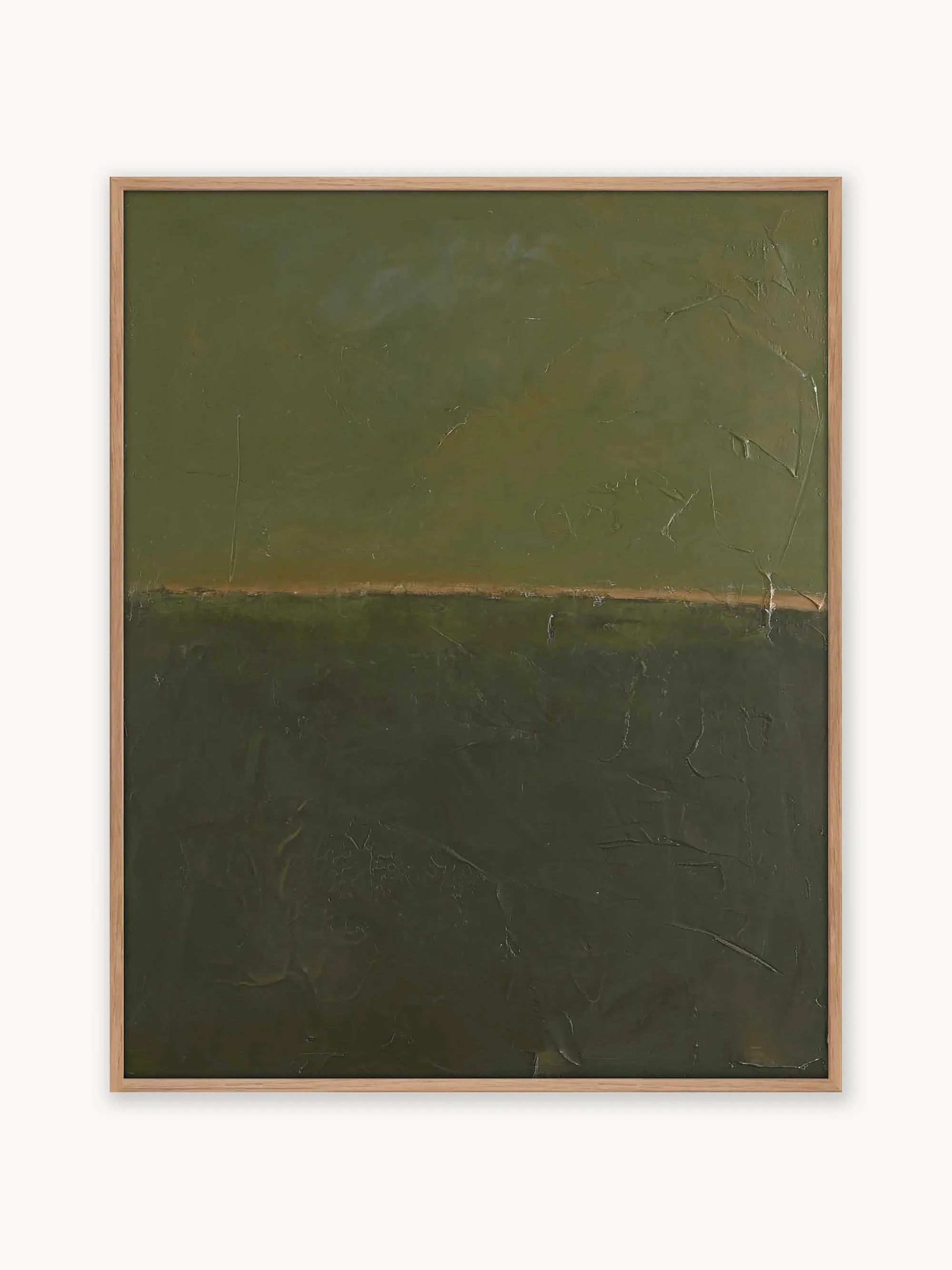 Handgemaltes Leinwandbild Edge Green