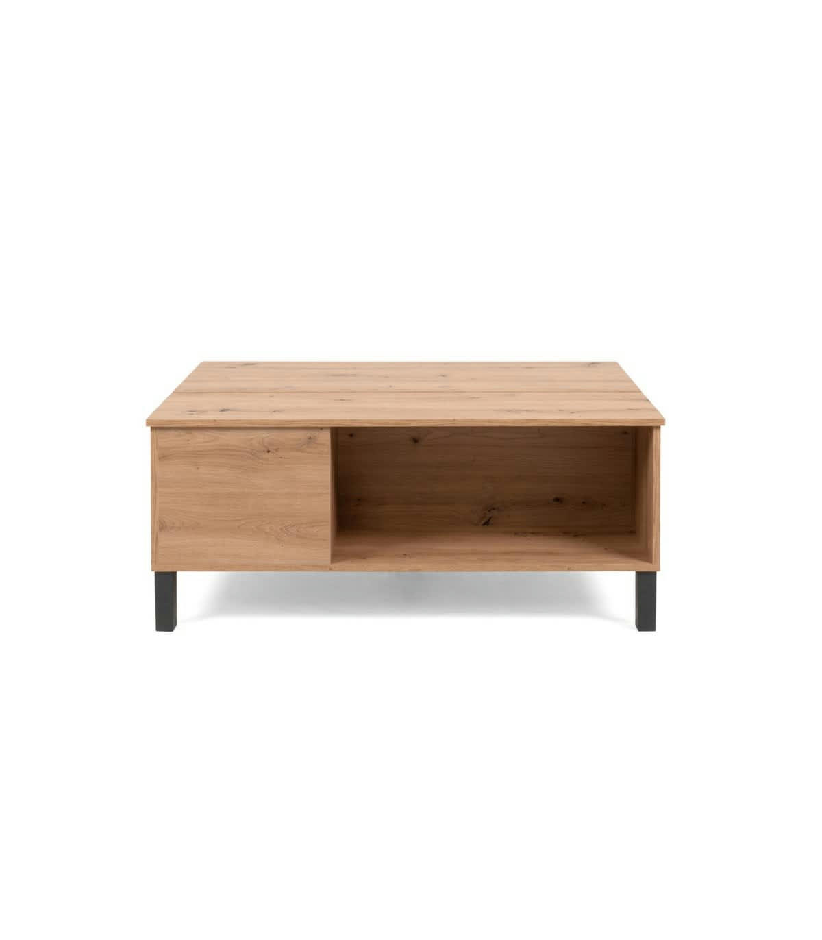 COMO - Table Basse avec Plateau Relevable L103 cm - Décor Bois