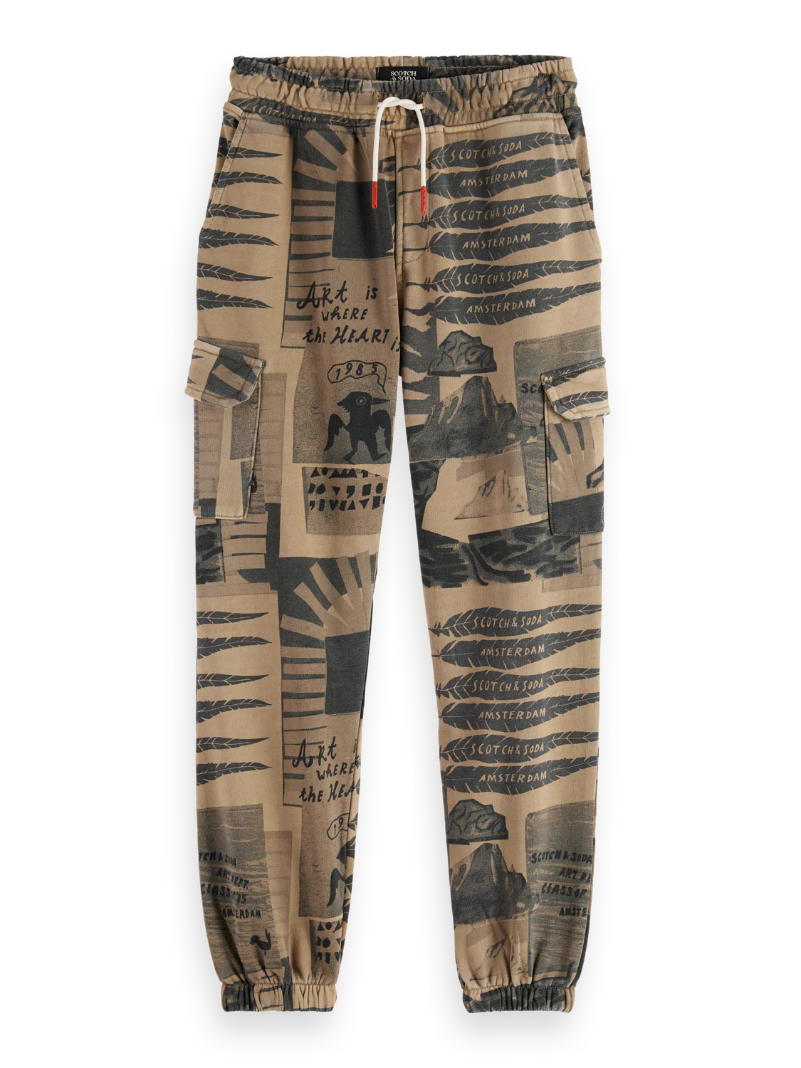 Boys' All-over printed cargo sweatpants