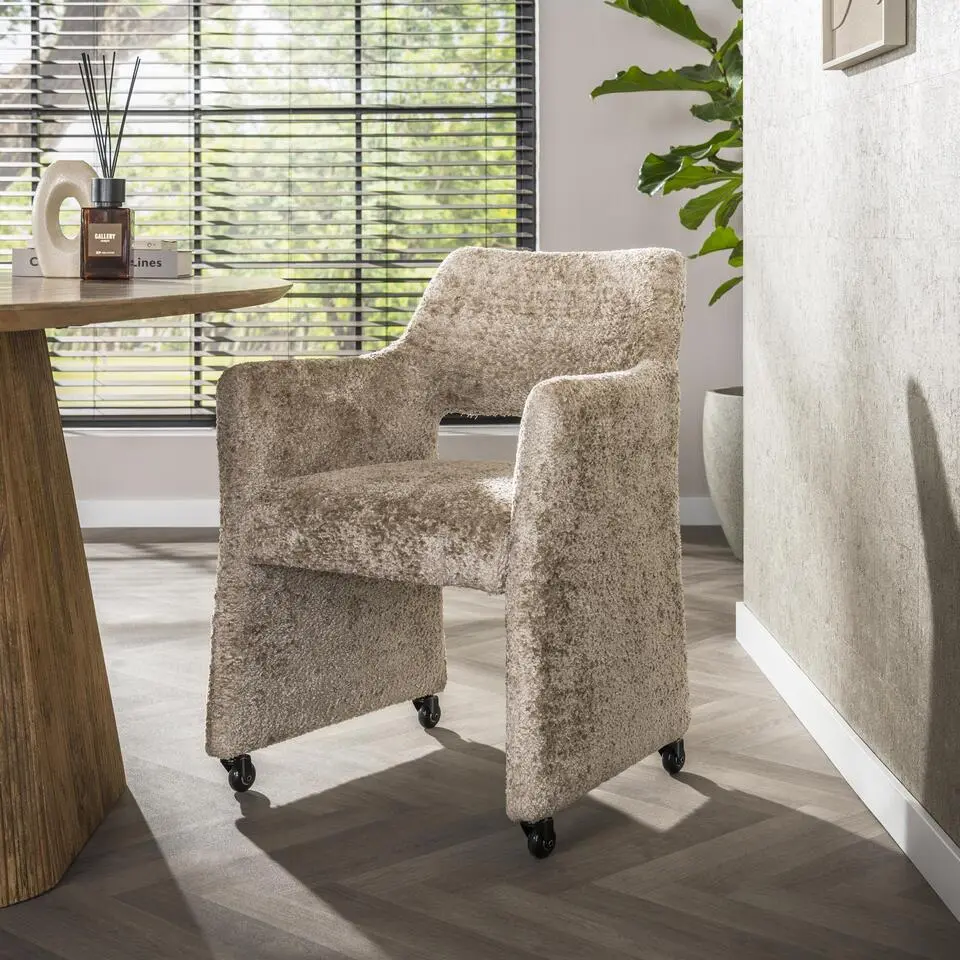 Hoyz Collection - Armstoel Forma Elite Wieltjes Verpakt Per 2 - Alura Zand