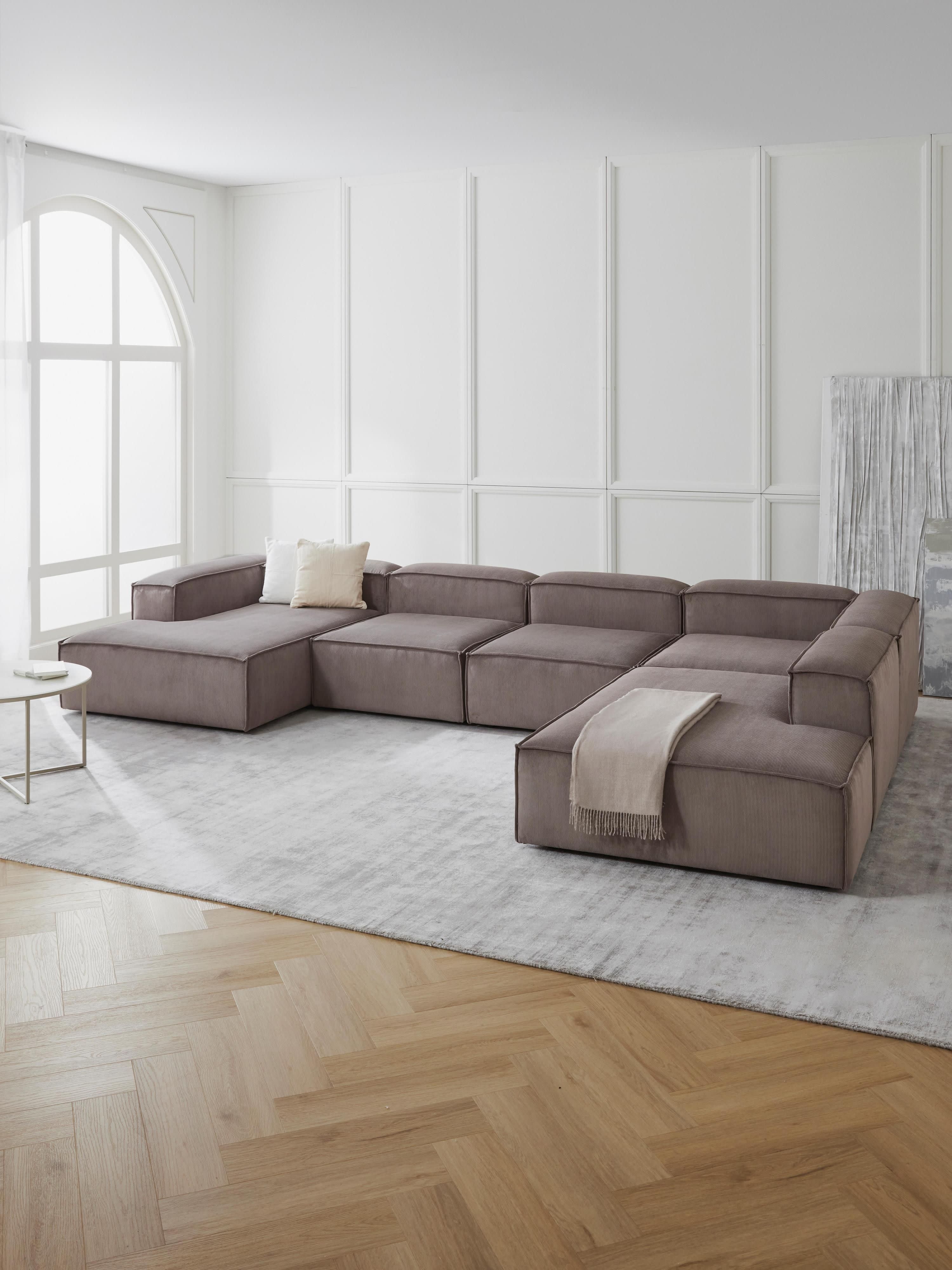 Modulares XL Sofa Lennon aus Cord