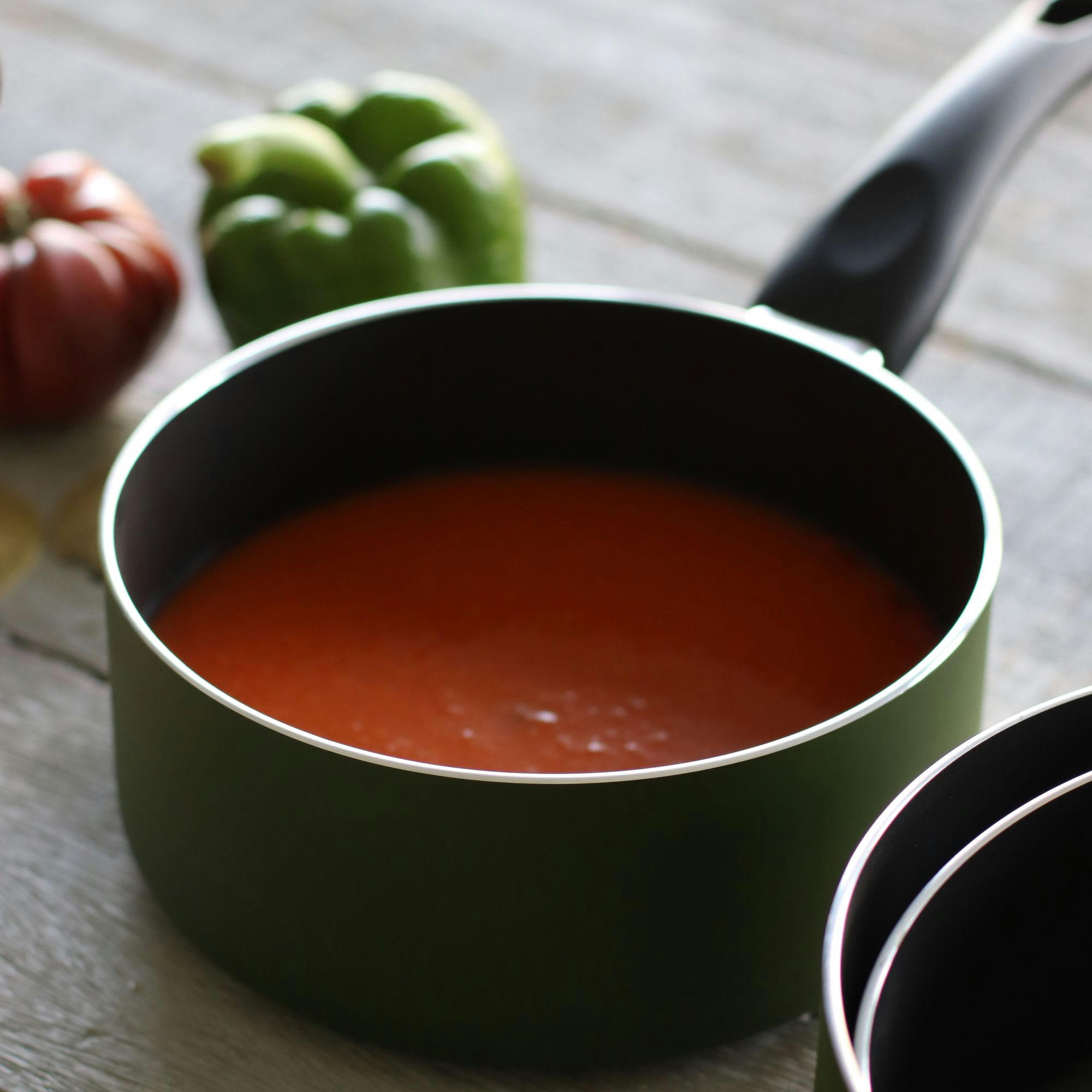 OLIVIA - Casserole revêtement anti-adhésif en aluminium Ø18cm