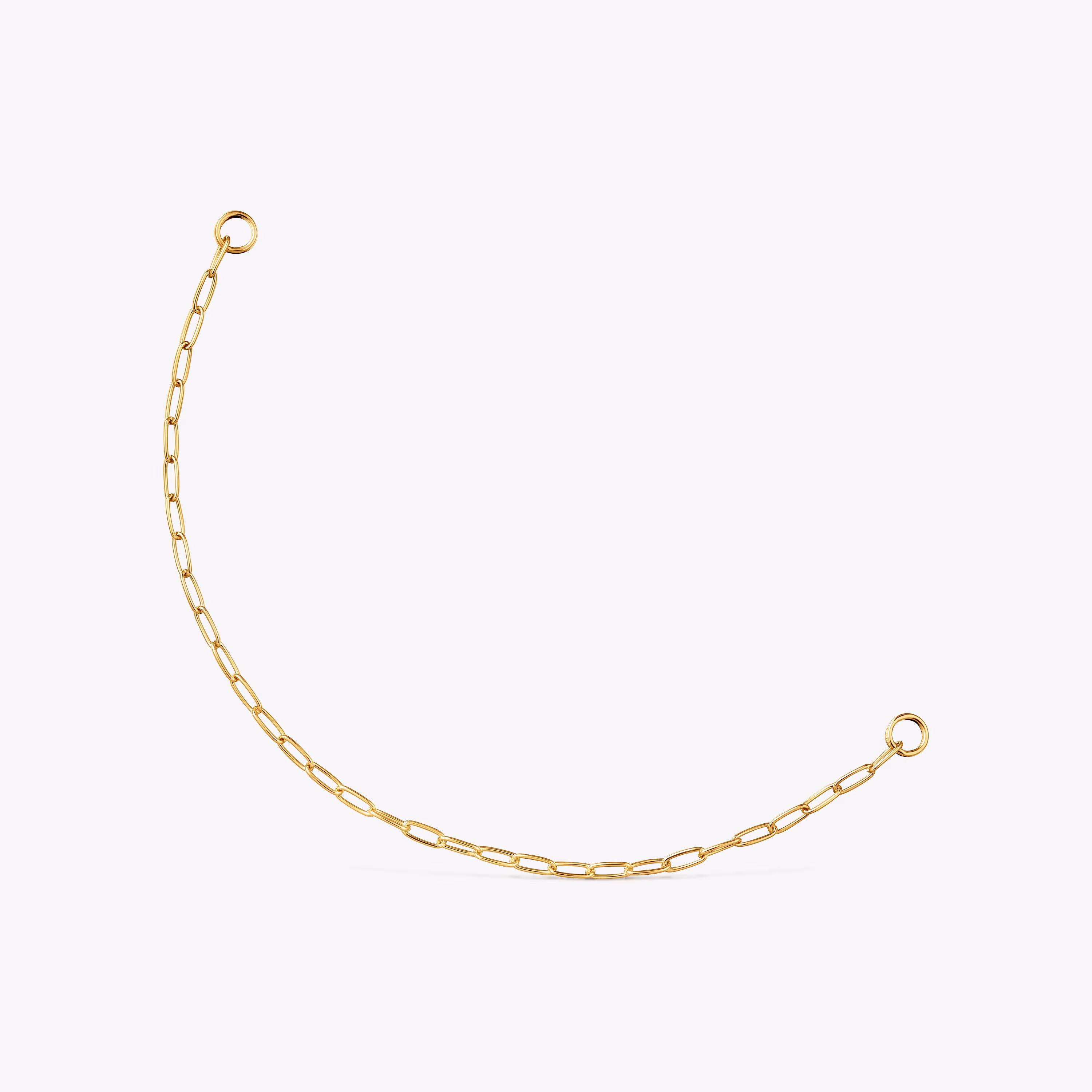 Pulsera cadena con baño de oro 18 kt sobre plata Hold Oval