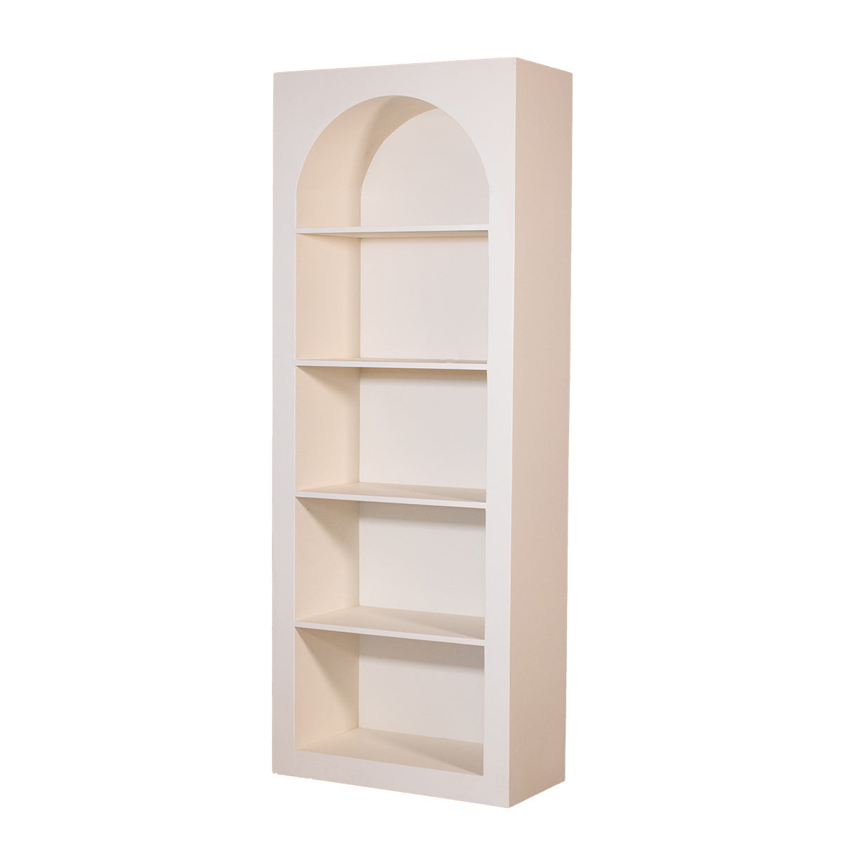 Giga Meubel Vakkenkast Fiene - MDF/Beton Ciré - Beige - 80x38x210cm
