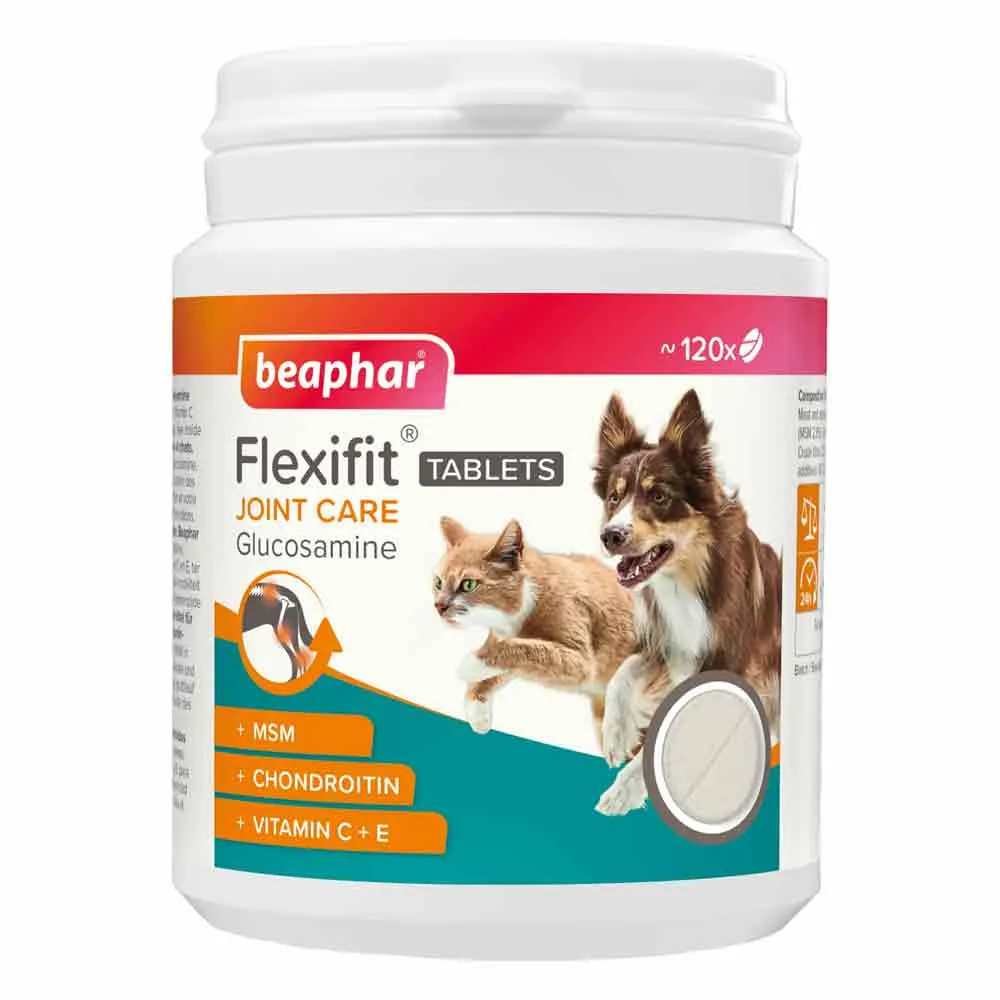 Beaphar Flexifit Tablets Glucosamine 120 Cpd pet supplement