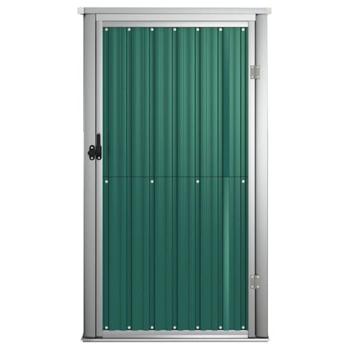 NNEVL Garden Tool Shed Green 88x89x161 cm Galvanised Steel