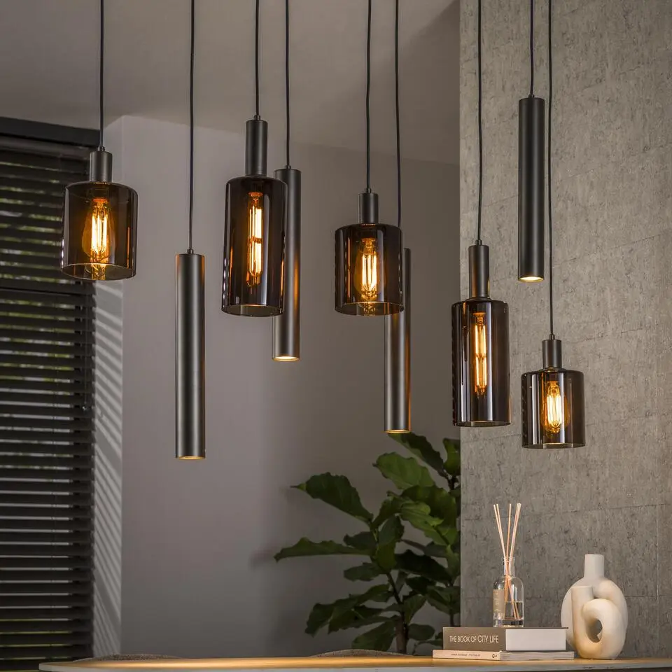 Hoyz Collection - Hanglamp Sepiora 5 4-lichts - Sienna Bruin
