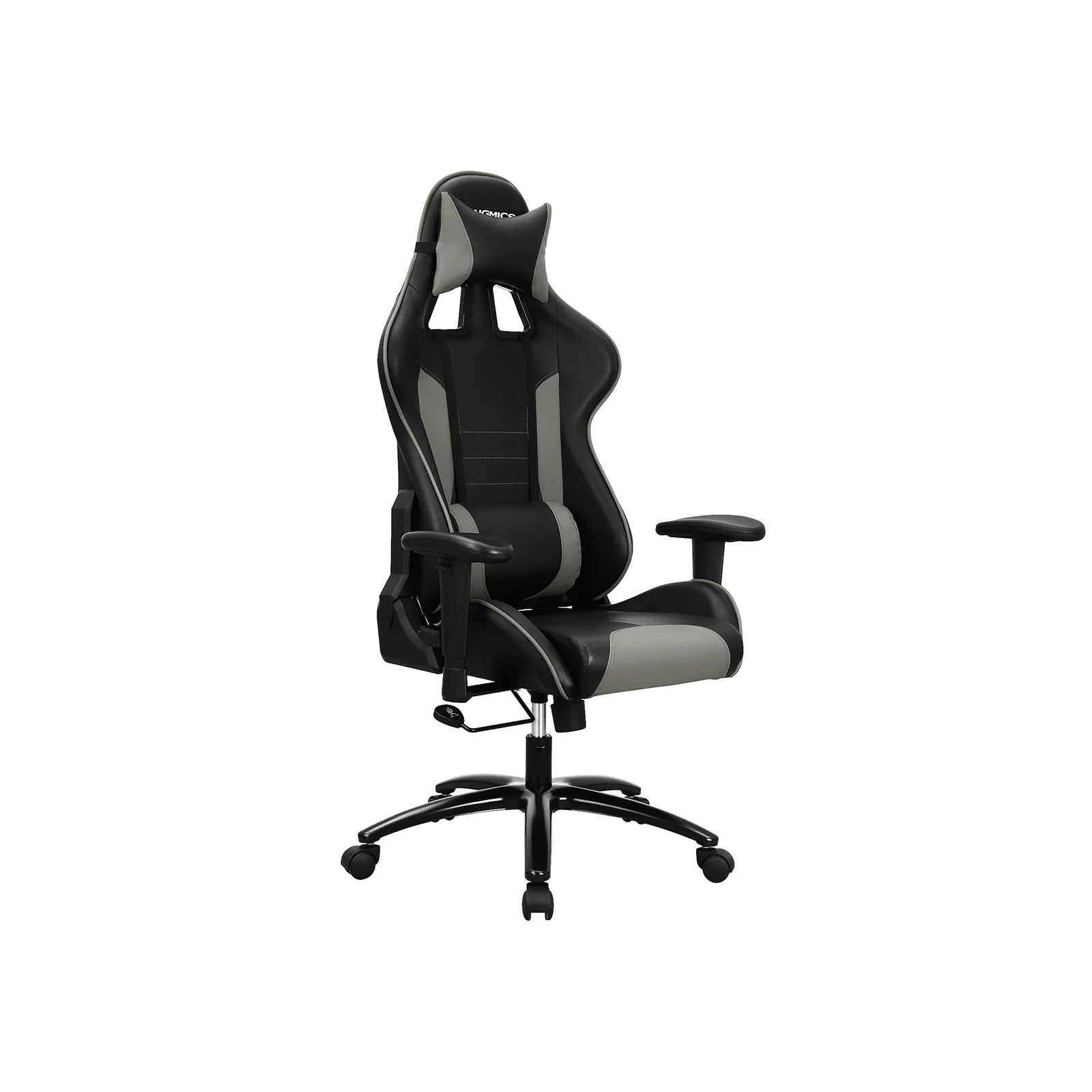 Chaise gamer noir gris