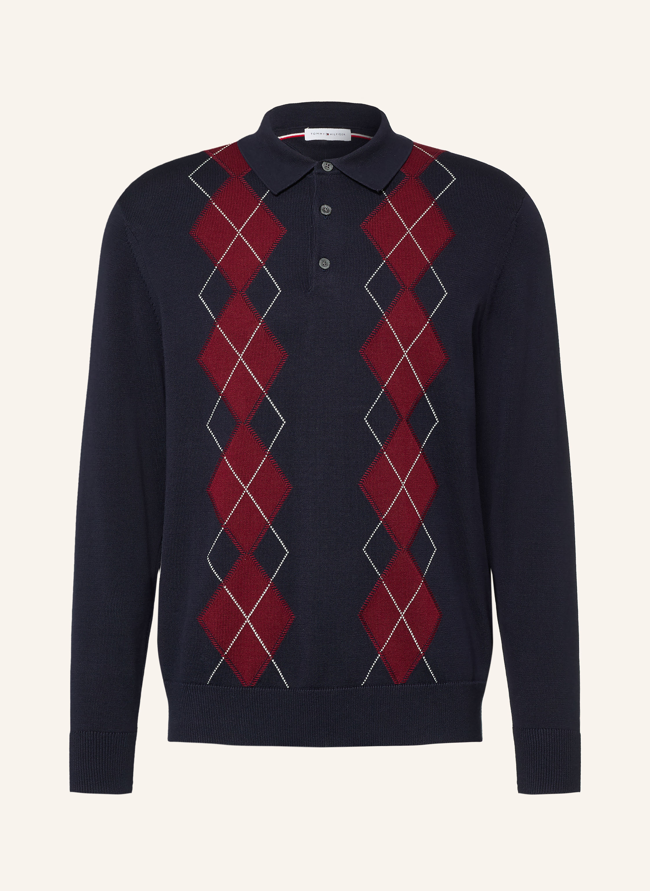 TOMMY HILFIGER Strick-Poloshirt