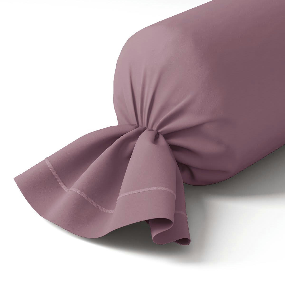 VEXIN - Taie de traversin coton volcan 43x210 cm