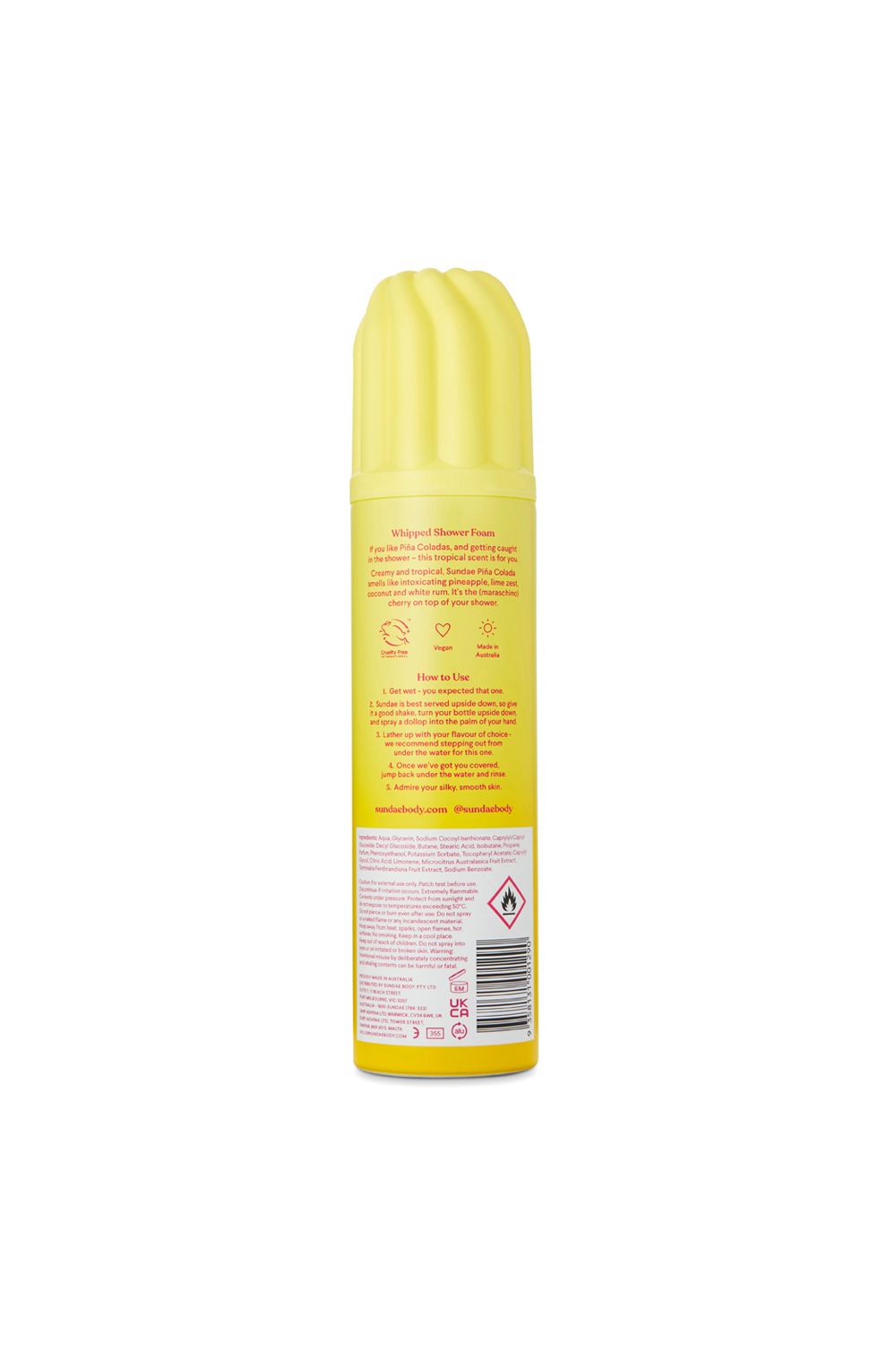 Sundae Piña Colada Shower Foam 265ml