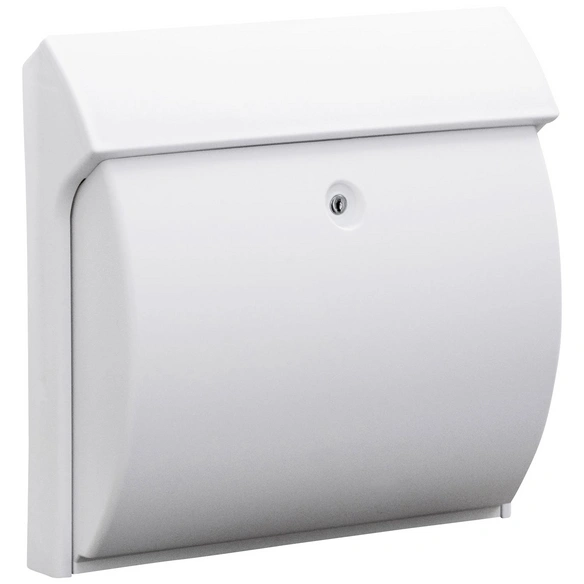 Briefkasten »Classico«, gewölbt, Kunststoff, weiß