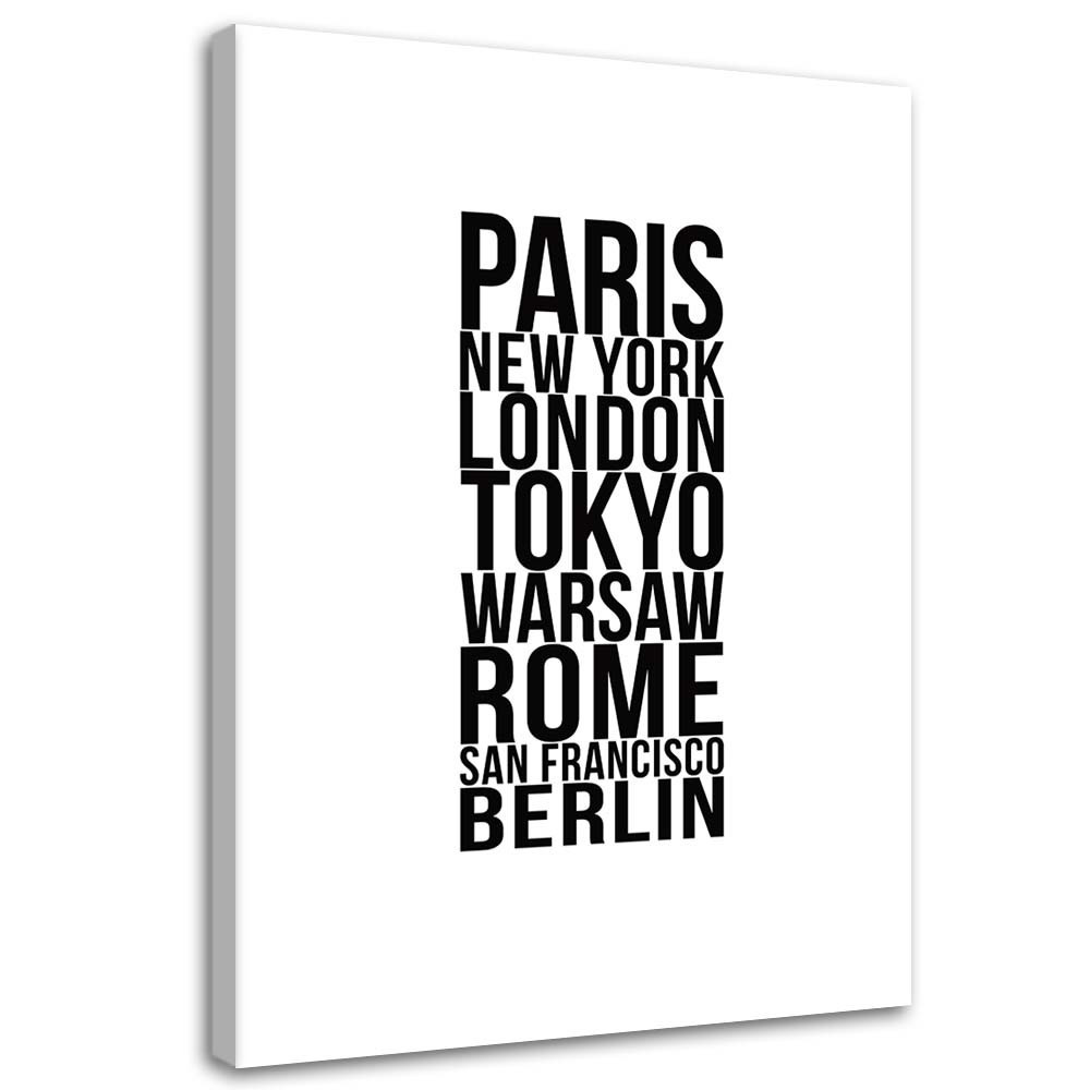 Feeby Obraz na płótnie Paryż Londyn Tokio 40x60