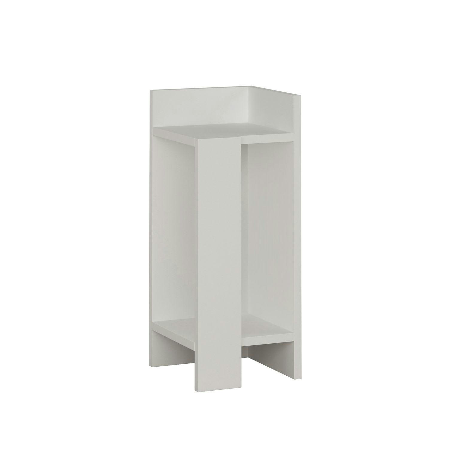ELOS - Table de chevet droite blanc