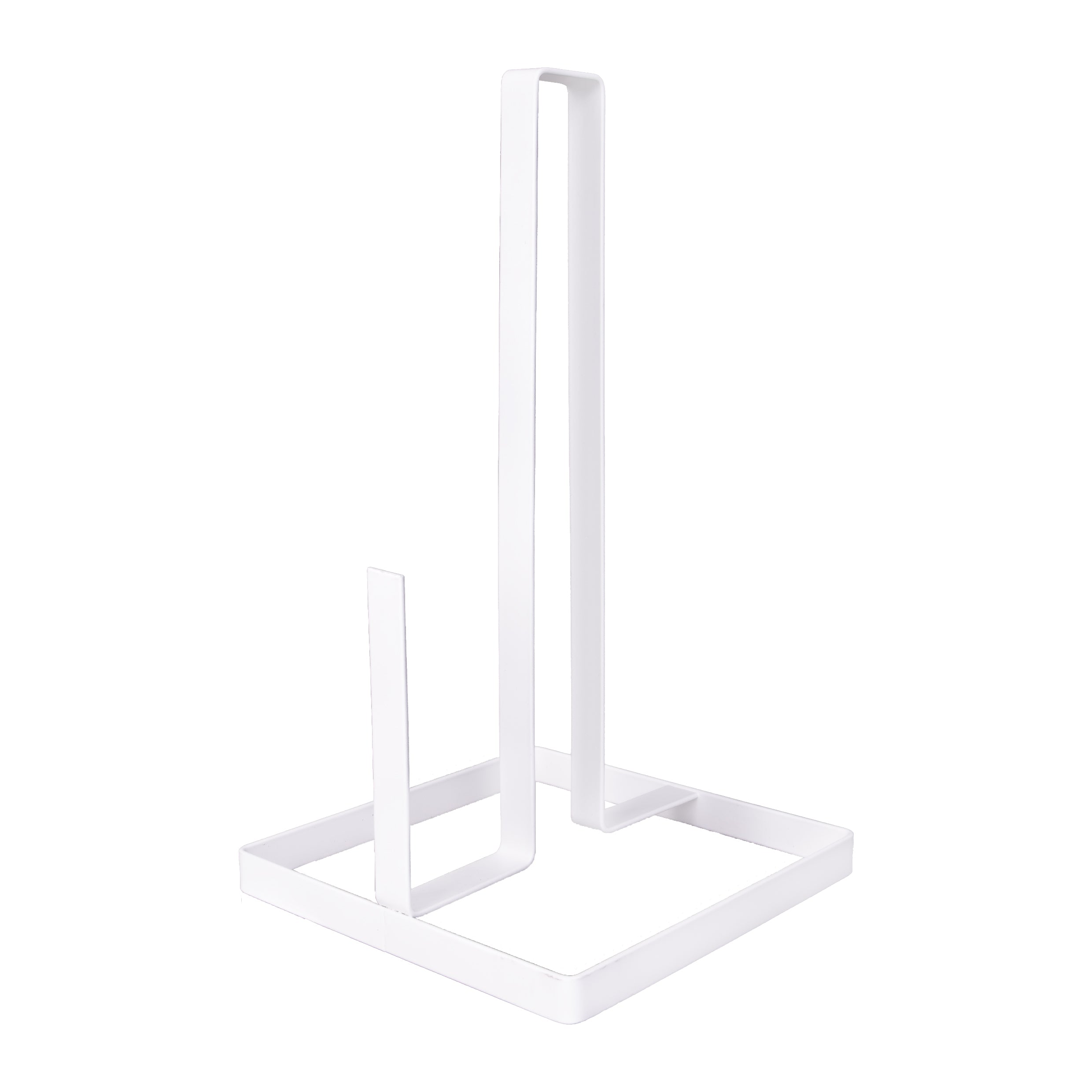 QUVIO Keukenrolhouder staal - Wit