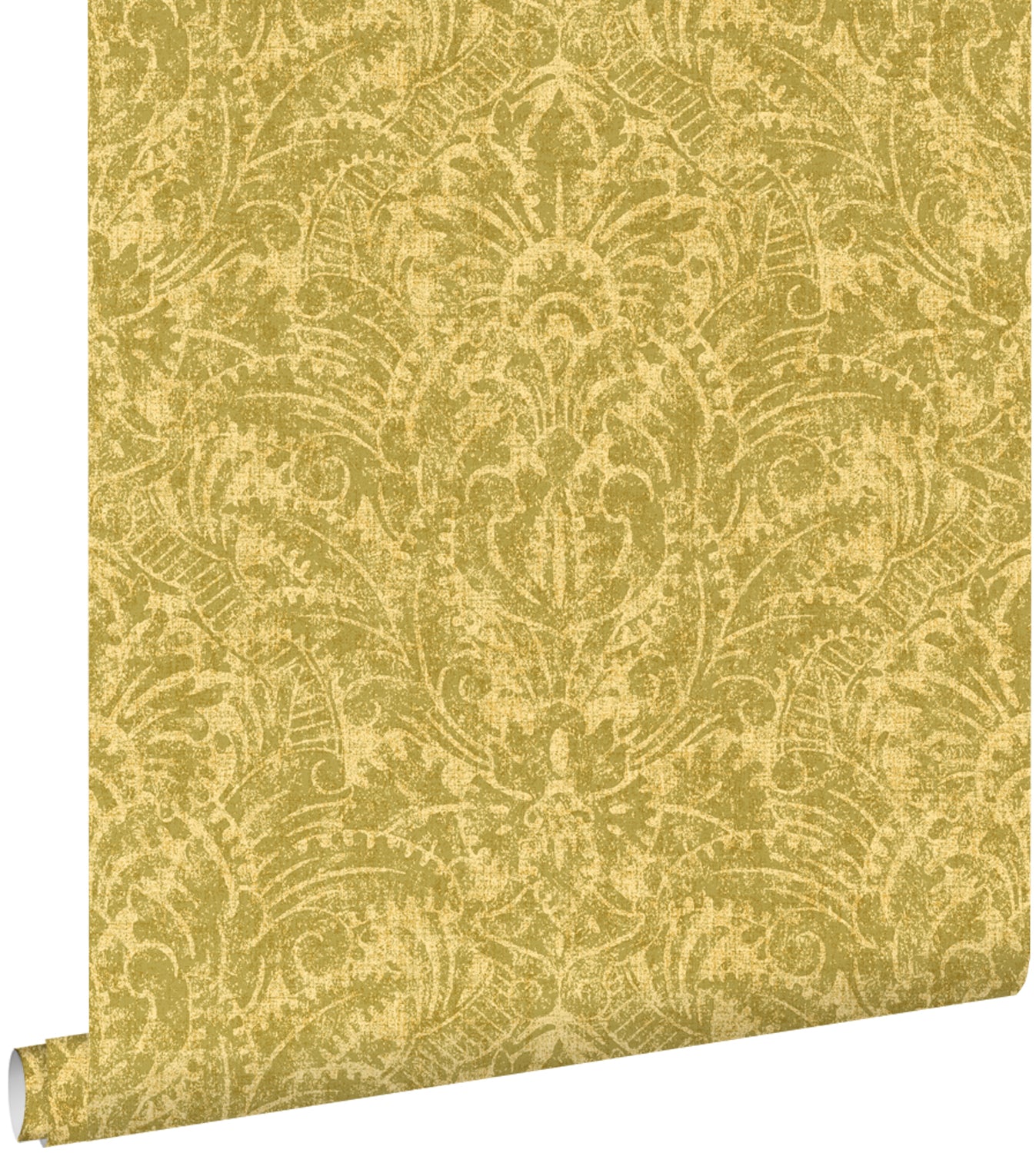 ESTAhome behang ornamenten okergeel - 50 x 900 cm - 131615