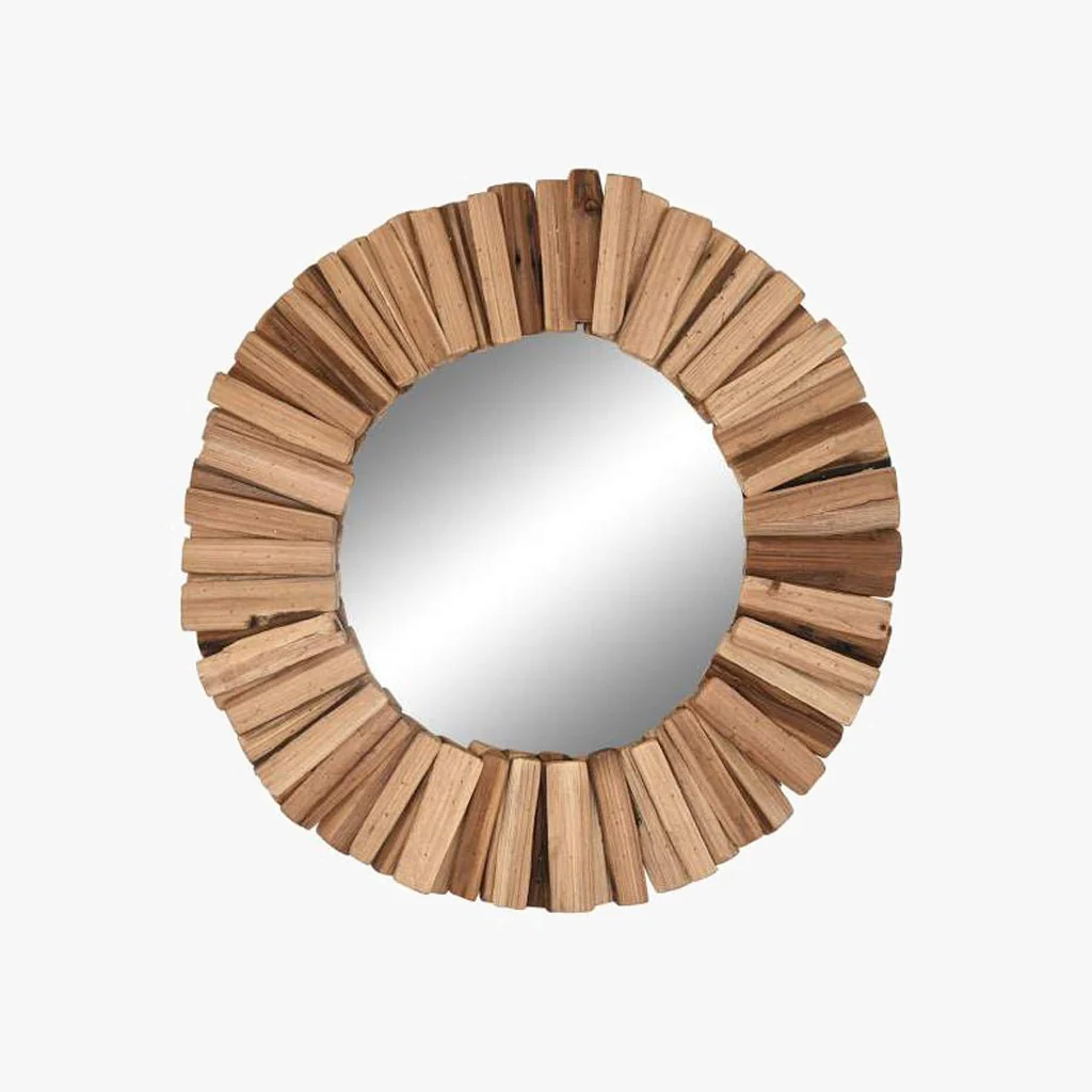 Espelho Troncos Madeira D60 COMPORTA