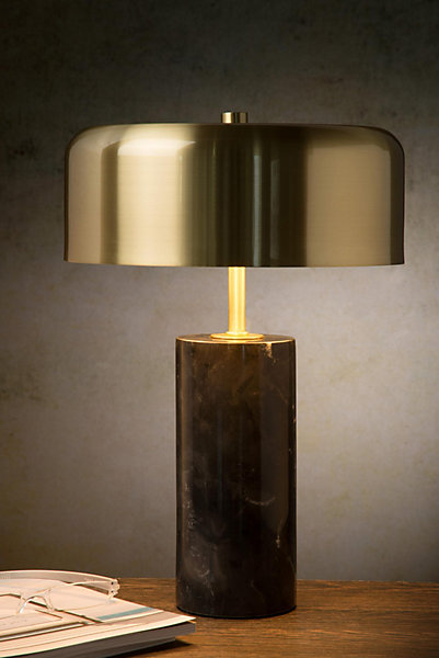 Lampe de table MIRASOL en marbre avec 3xG9 - Noir - Lucide