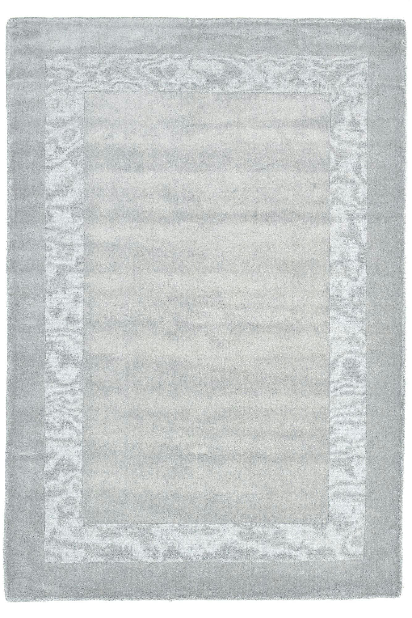 USEDOM - Tapis tufté main en laine naturelle Gris 190x290 cm