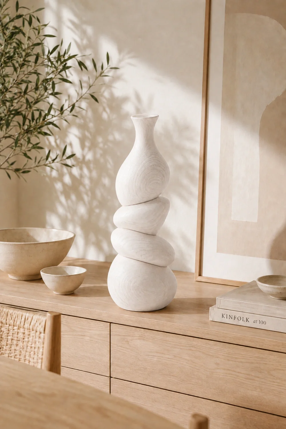 Vase Wood Sculpture #WG081