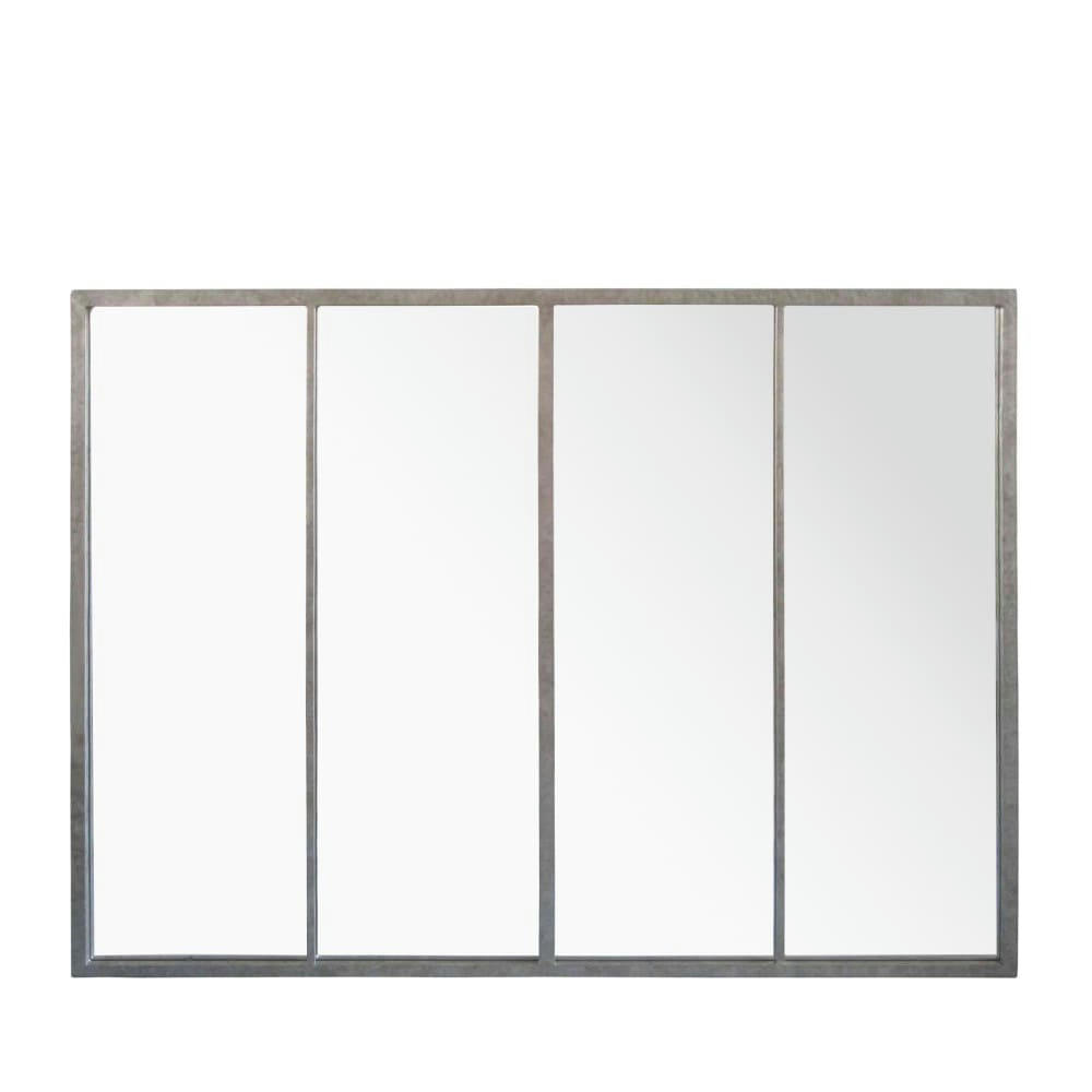 FRANK - Miroir atelier verrière 90x120 laiton