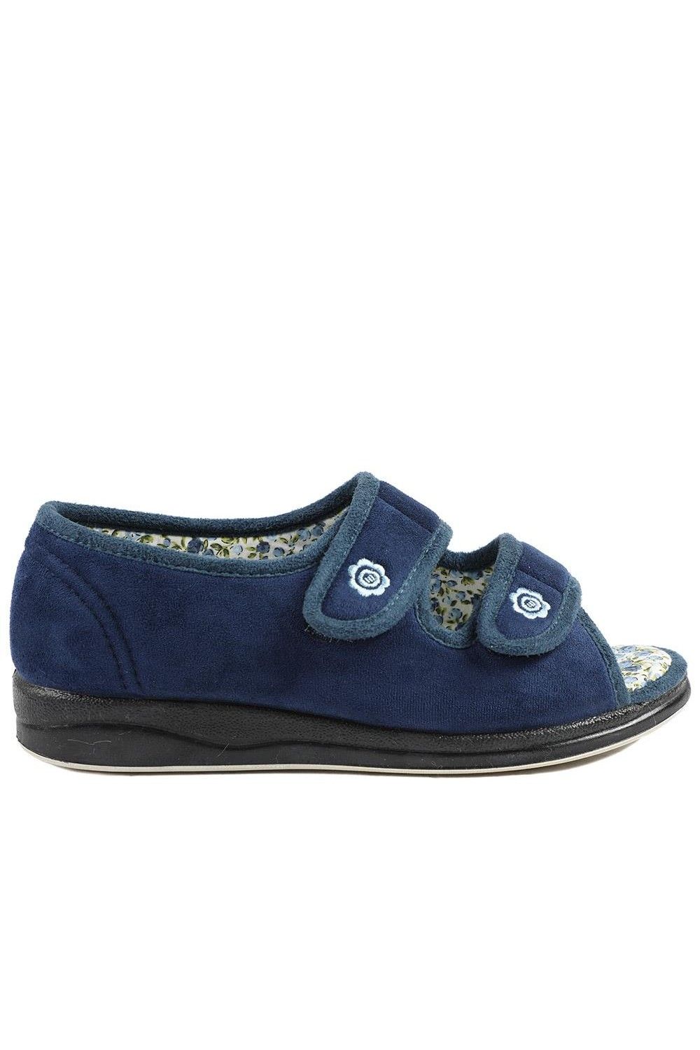 Pavers Dual Adjustable Fit Memory Foam Slippers