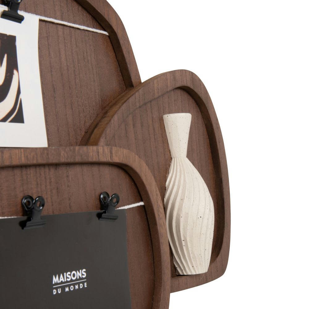 ULURU - Pêle-mêle marron et vases décoratifs 39x63