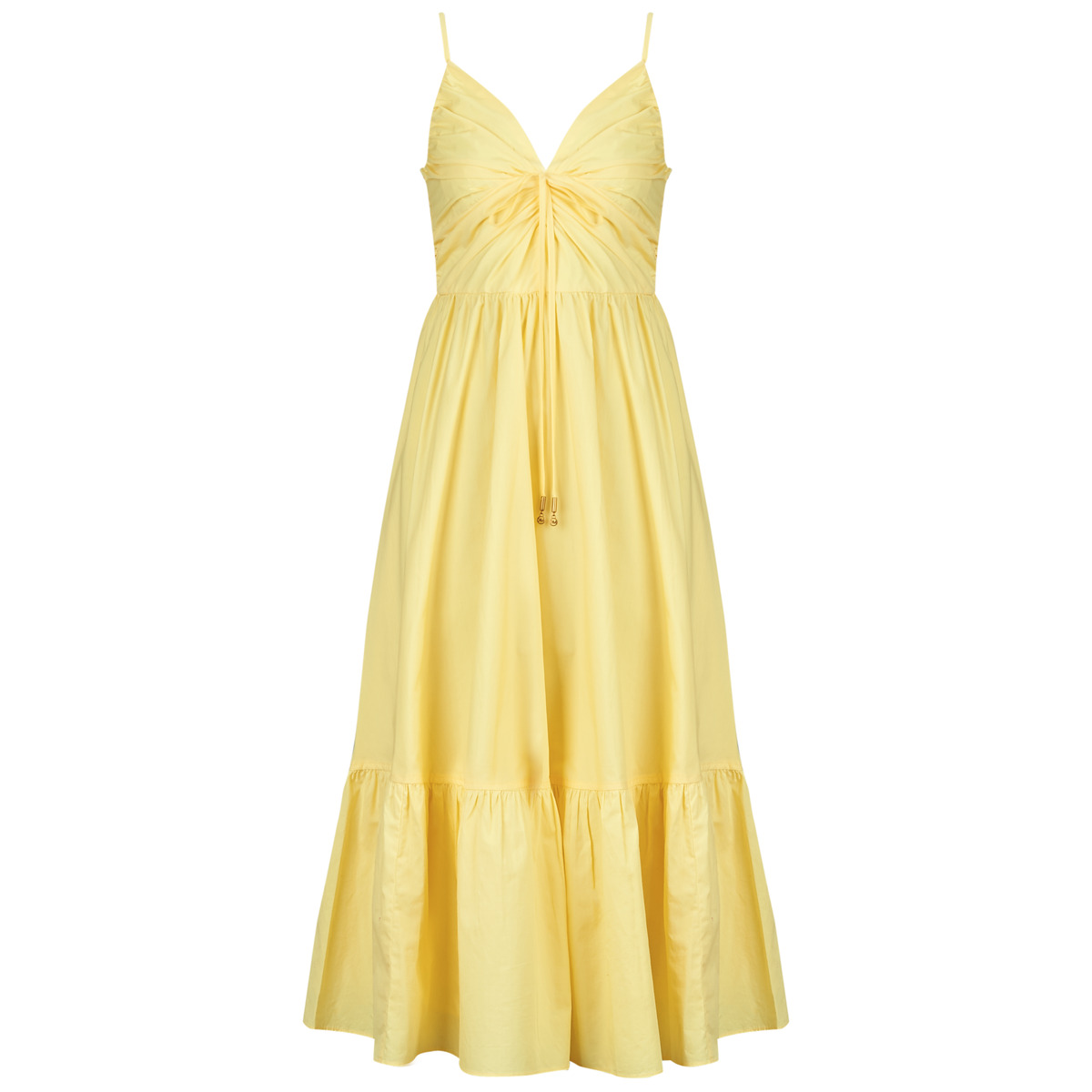 MICHAEL Michael Kors - POPLIN MIDI DRESS - Yellow
