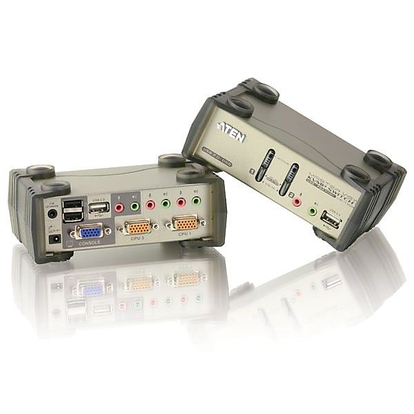 Commutateur KVM VGA 2 ordinateurs ATEN