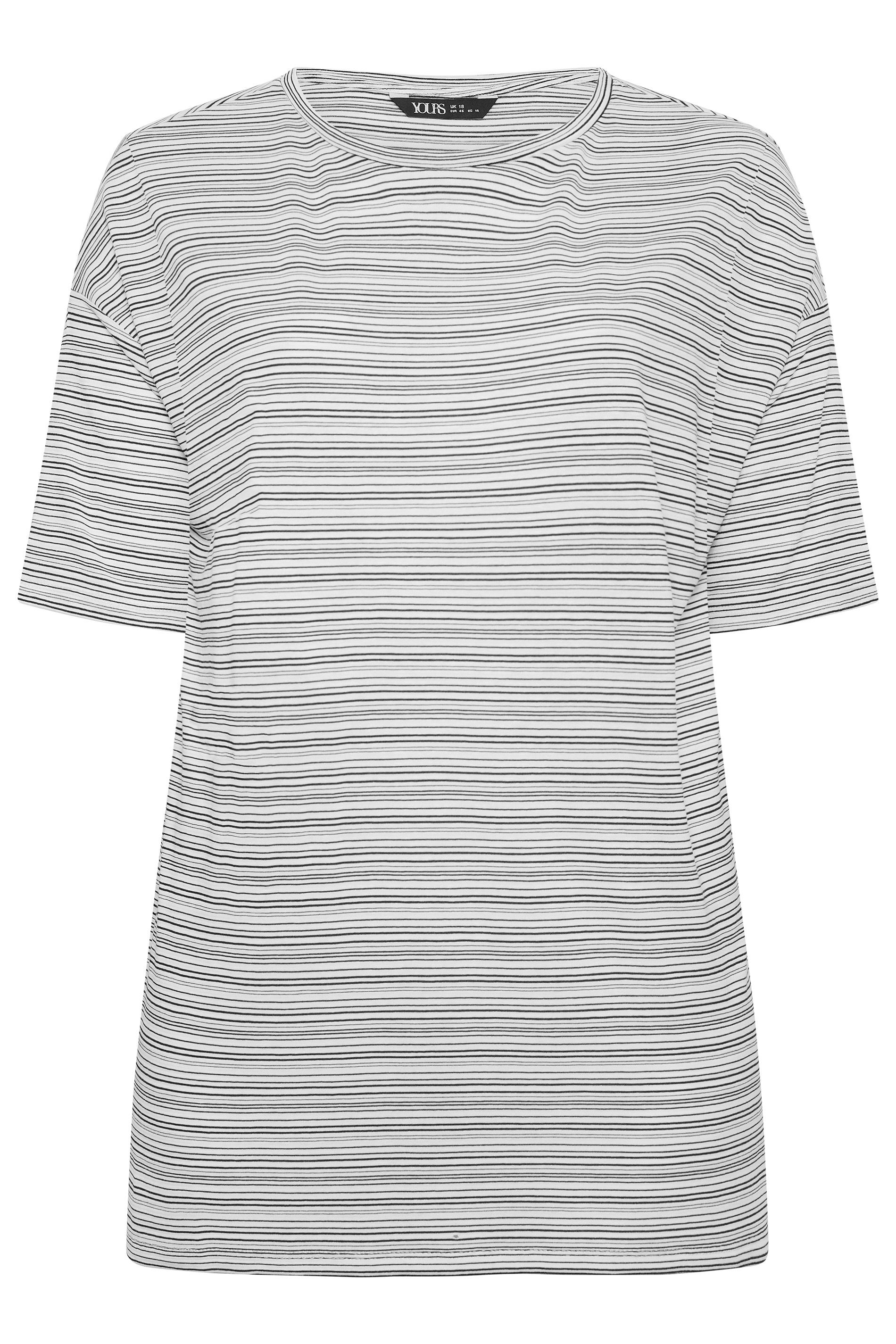 Yours Striped Oversized Top