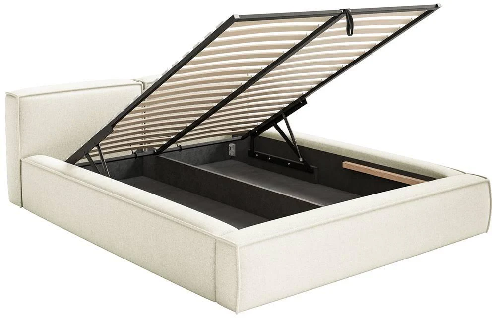 Bedframe Remera Slim chenille 200 x 200 cm